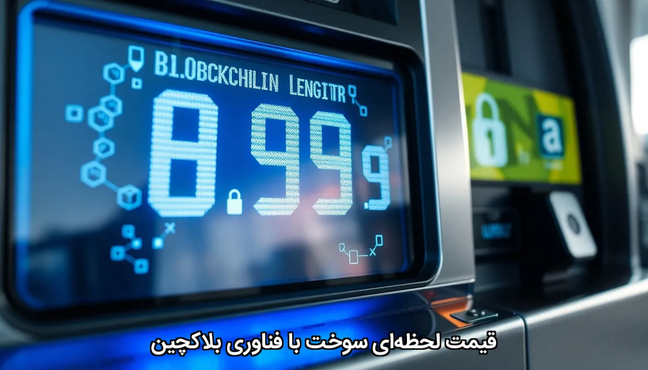 قیمت لحظه‌ای سوخت با فناوری بلاکچین