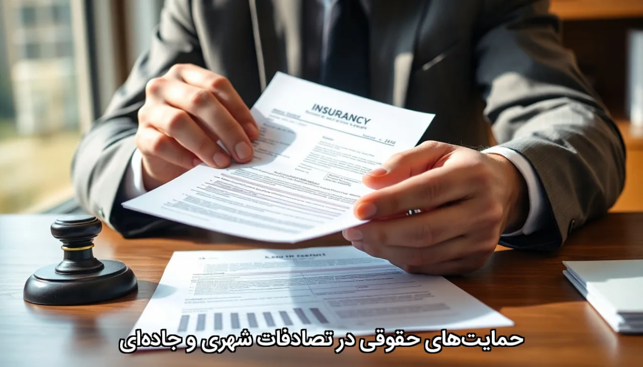 حمایت‌های حقوقی در تصادفات شهری و جاده‌ای