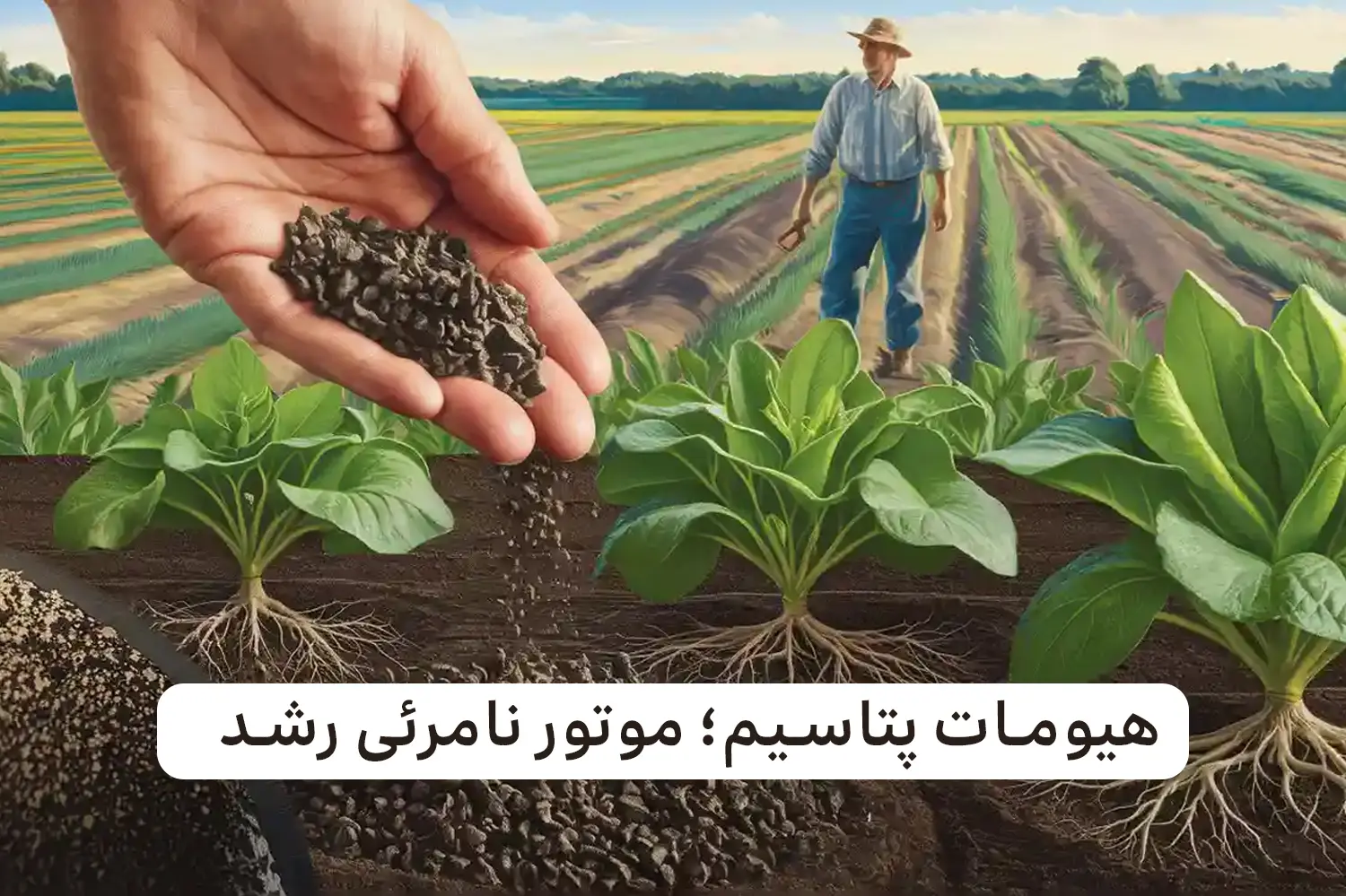 هیومات پتاسیم؛ موتور نامرئی رشد