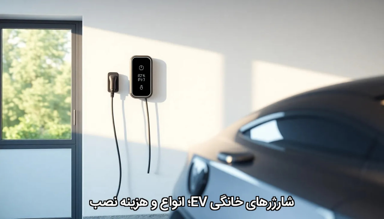 شارژرهای خانگی EV؛ انواع و هزینه نصب