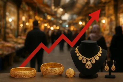 قیمت طلا ۱۸ عیار امروز ۱۰ آذر صعودی شد | سکه امامی چند؟