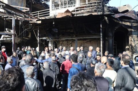 ارائه گزارشی از حریق عمدی بازار سنتی رشت به رئیس جمهور