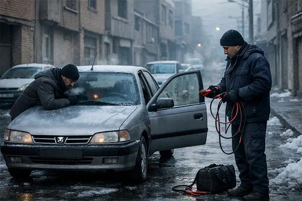 علت استارت نخوردن ماشین در هوای سرد