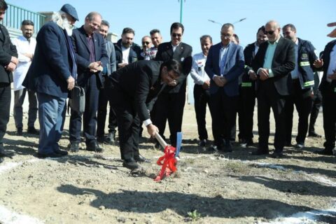 برگزاری آیین کلنگ‌زنی احداث پایگاه اورژانس۱۱۵ در بیمارستان کودکان حکیم