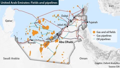 فعالیت یکی از مهم‌ترین مراکز گازی امارات تعلیق شد