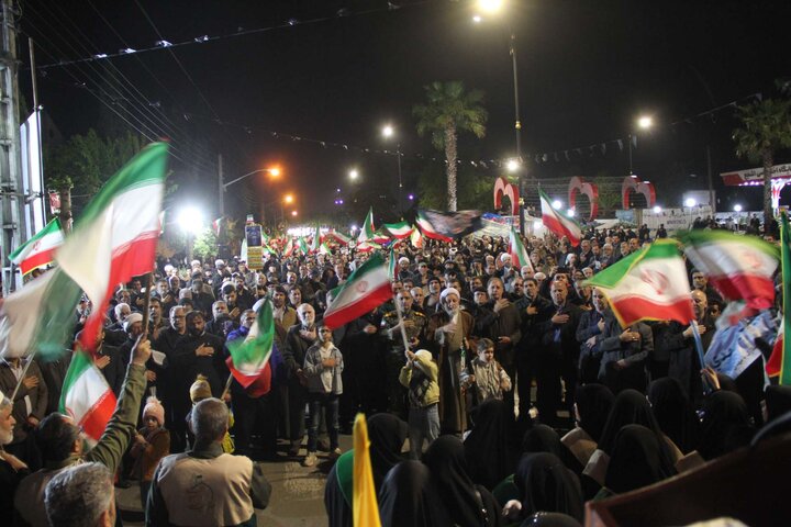 اجتماع پرشور آستارایی‌ها در شب پنجاه و هفتم