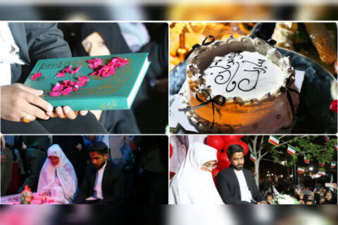 جشن‌ ازدواج ۷ زوج مشهدی در تجمعات شبانه