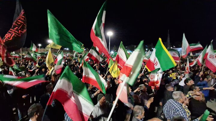 حماسه مردم بیرجند در پنجاه و هشتمین شب حضور در خیابان