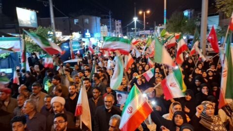 پنجاه و یکمین شب ایستادگی مردم قزوین در خیابان