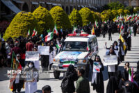 گزارش خبرنگار مهر از اجتماع دختران جانفدای اصفهان در میدان امام