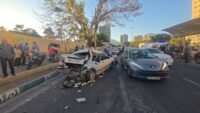جزئیات حادثه هولناک در بزرگراه اشرفی اصفهانی تهران/ برخورد مرگبار ۱۲ خودرو و با اتوبوس