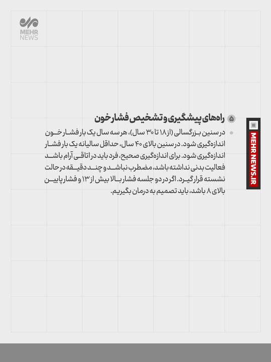 فشار خون بالا را باید جدی گرفت!