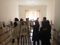 نمایشگاه نقاشی در معبد آناهیتا برپا شد 