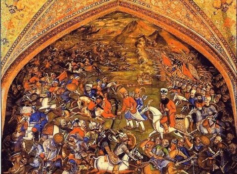 احیای دیوارنگاره‌های آسیب‌دیده کاخ جهانی چهلستون آغاز شد