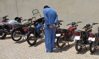 سارقان حرفه‌ای موتورسیکلت و دوچرخه در دامغان دستگیر شدند