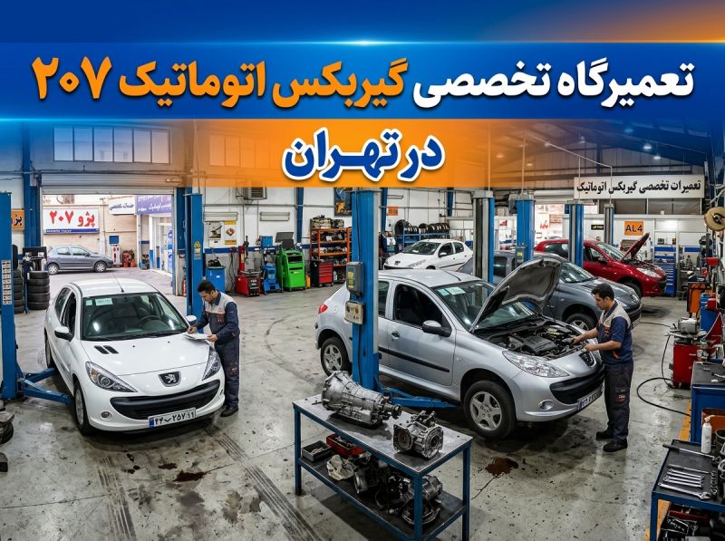 7 نشانه مهم خرابی گیربکس اتوماتیک پژو 207 تعمیرگاه گیربکس اتوماتیک 207