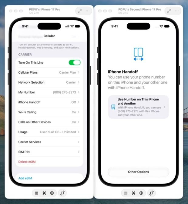 فعال کردن یک شماره روی دو آیفون / قابلیت iPhone Handoff چیست؟ فعال کردن یک شماره روی دو آیفون / قابلیت iPhone Handoff چیست؟